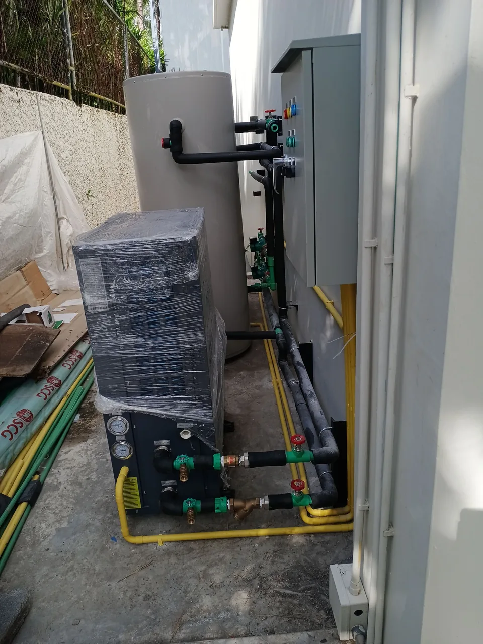 Renovate ระบบน้ำร้อนจากหม้อต้ม เป็น Ecotech Heat Pump — โรงแรม 5 ดาว หาดสุรินทร์ ภูเก็ต - รูปที่ 13
